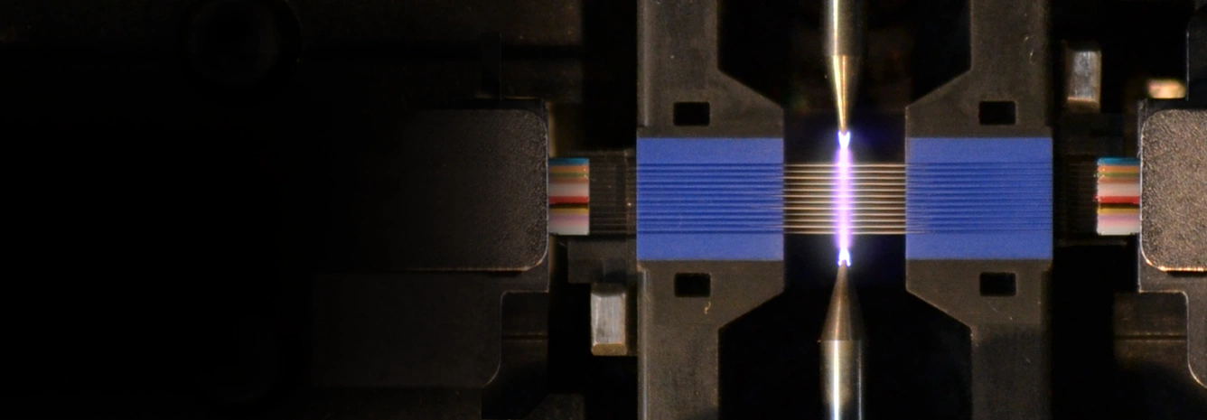 Fiber optic fusion splicing